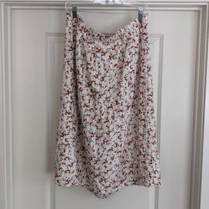 Old Navy Floral Midi Skirt